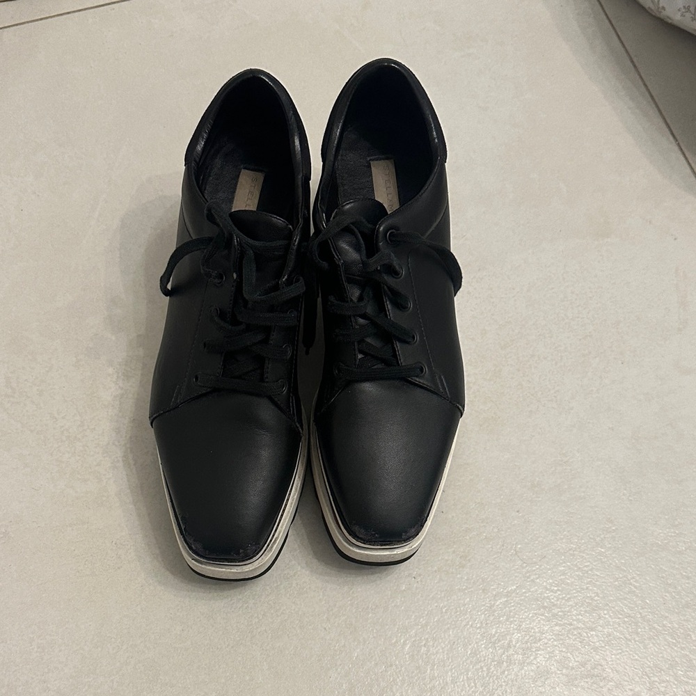 Stella McCartney Black Leather Shoes